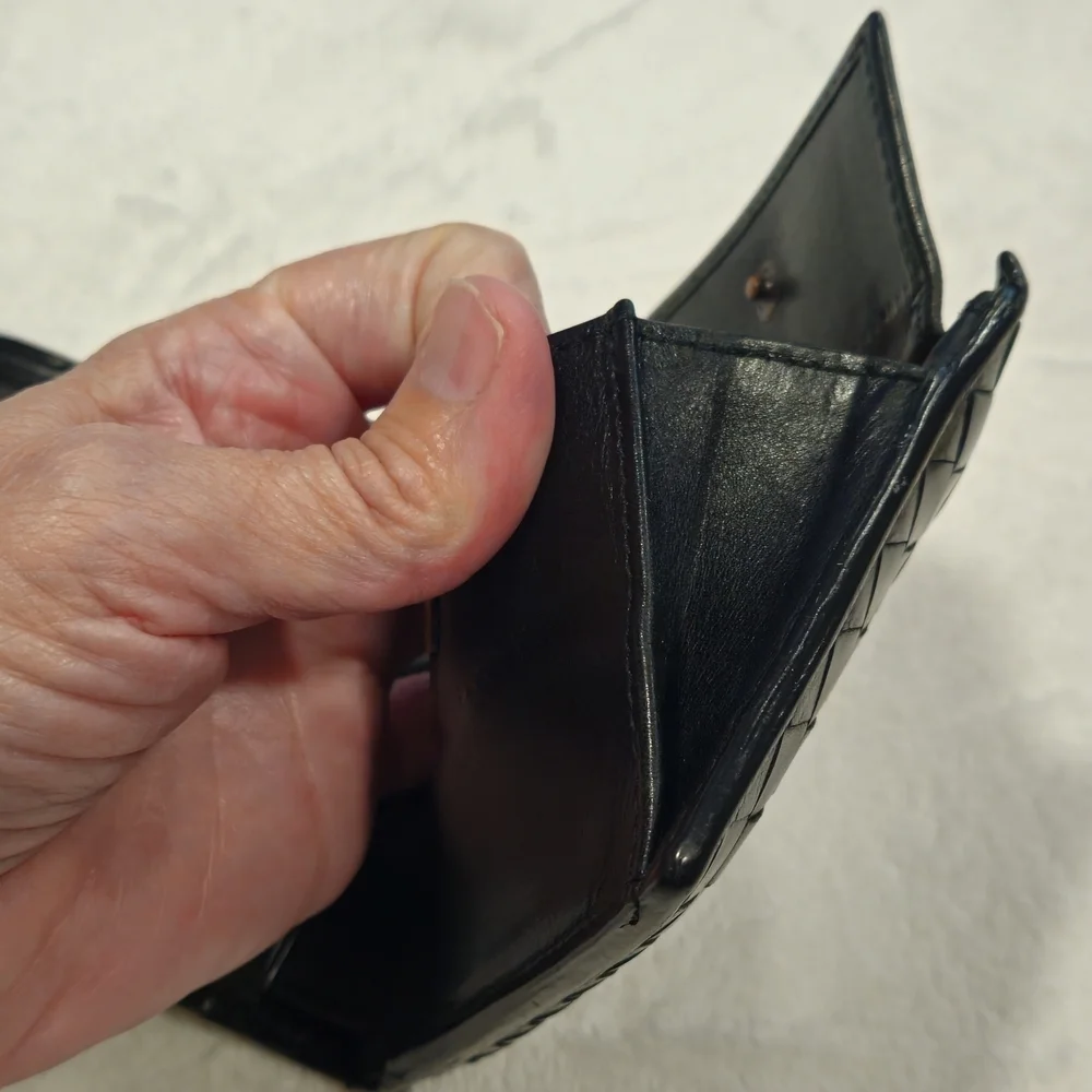 Bottega Veneta Black Leather Accessory